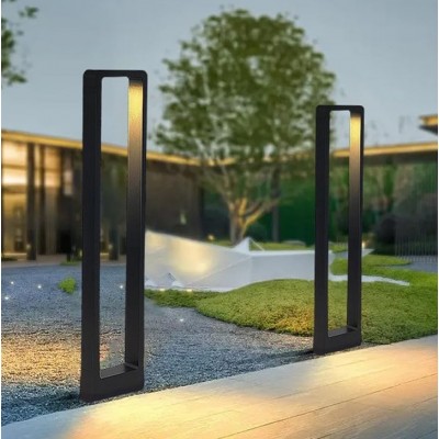 Φωτιστικό Κολωνάκι LED 10W 230V 400lm 3000K Θερμό φως 60cm Αλουμινίου Γραφίτη 96GRF310/BL